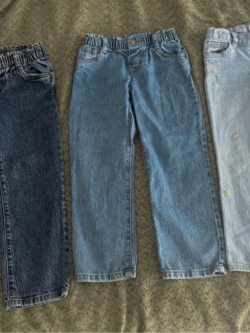 Cat & Jack Kids Medium Blue Elastic Waist Denim Jeans